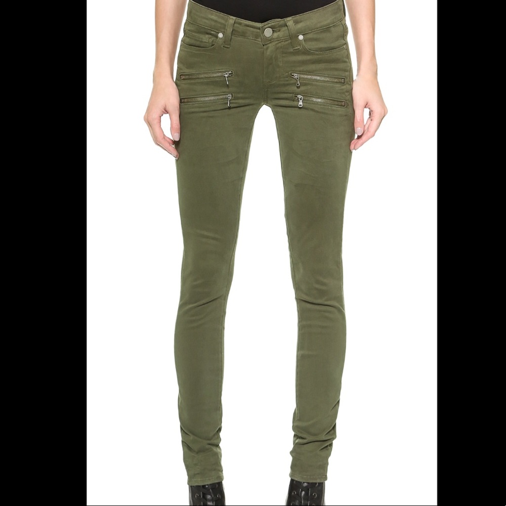 Paige Edgemont Jeans Green